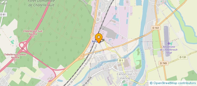 localisation de l'entreprise SEGUIN LOGISTIQUE  NAINTRE