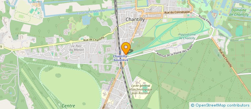 localisation de l'entreprise SEGUIN PHARMA à CHANTILLY