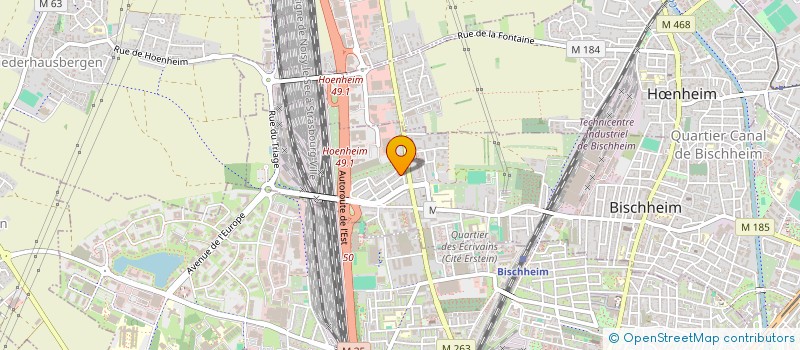 localisation de l'entreprise SEGUIN SARL  BISCHHEIM