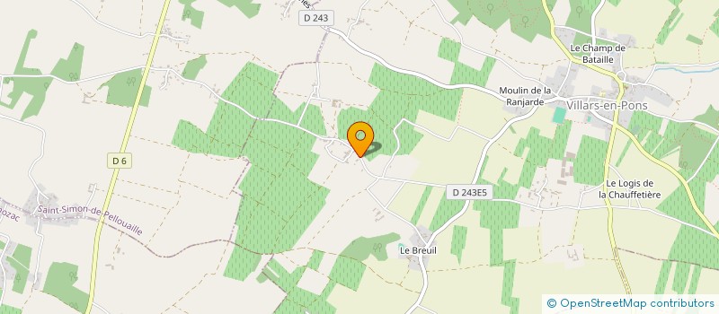 localisation de l'entreprise SEGUINERIES  VILLARS-EN-PONS