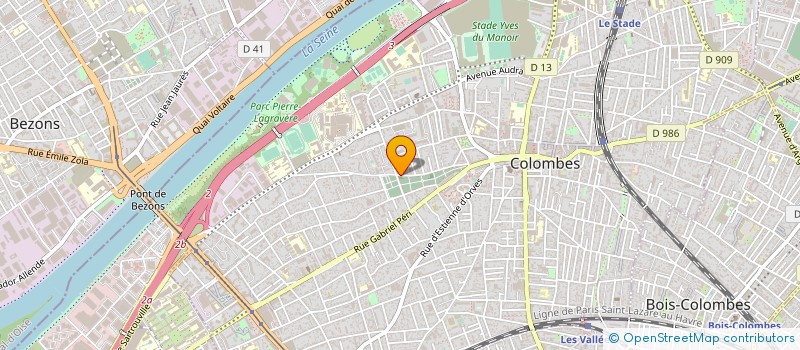 localisation de l'entreprise SEGUINLAINE  COLOMBES