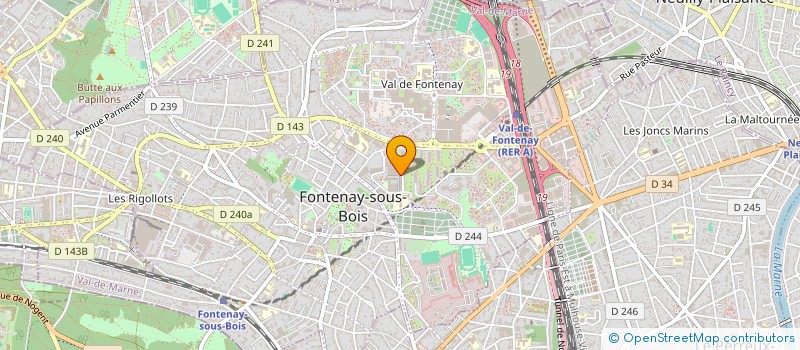 localisation de l'entreprise SEGULA CONSULTING à FONTENAY-SOUS-BOIS