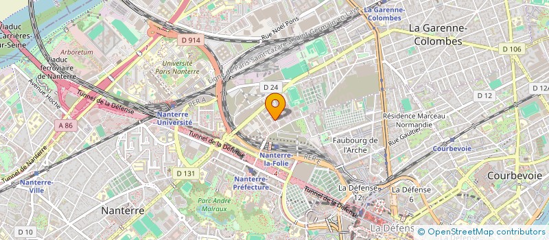 localisation de l'entreprise SEGULA SEA & AEROSPACE GIE  COURBEVOIE