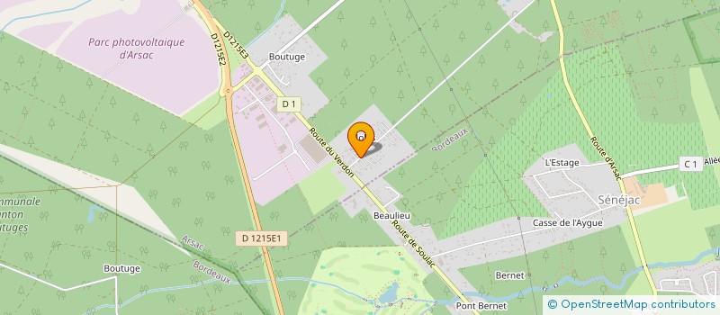 localisation de l'entreprise SEGUR  ARSAC