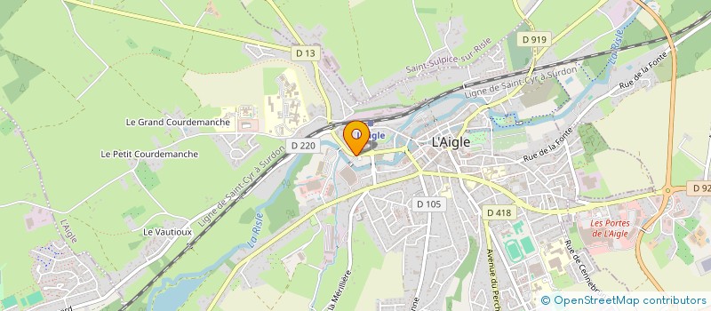 localisation de l'entreprise SEGUR DISTRIBUTION  L'AIGLE