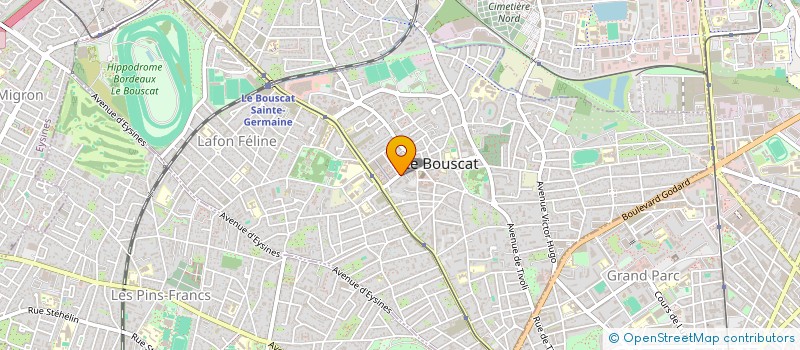 localisation de l'entreprise SEGUR INVEST  LE BOUSCAT