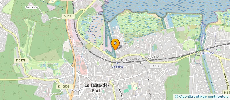 localisation de l'entreprise SEGURA ET BOUGES SARL  LA TESTE-DE-BUCH