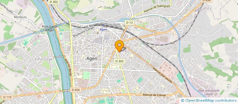 localisation de l'entreprise SEGURA IMMO  AGEN