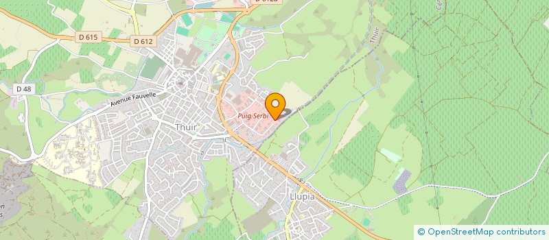 localisation de l'entreprise SEGURA ROGER  THUIR