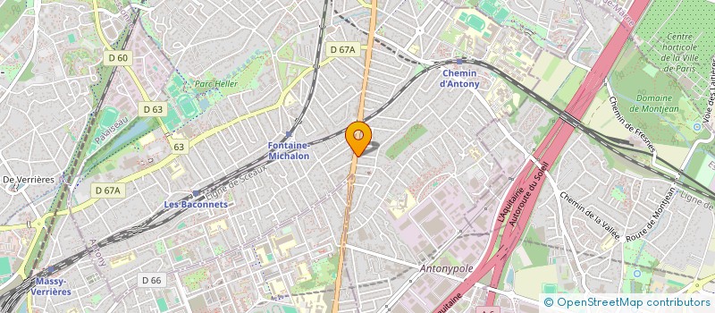 localisation de l'entreprise SEGURAJA FRANCE à ANTONY