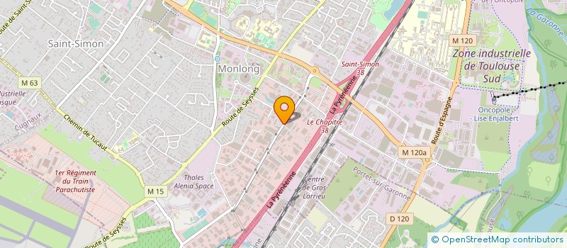 localisation de l'entreprise SEGURET MIDI PYRENEES à TOULOUSE