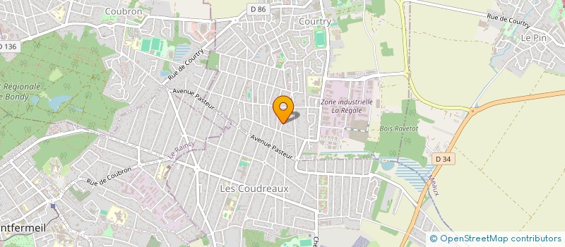 localisation de l'entreprise SEGUY ET CIE à COURTRY