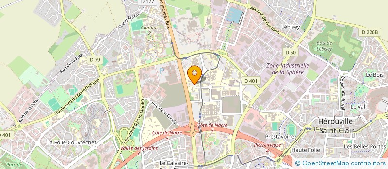 localisation de l'entreprise SEH CAEN CARLINE  PARIS