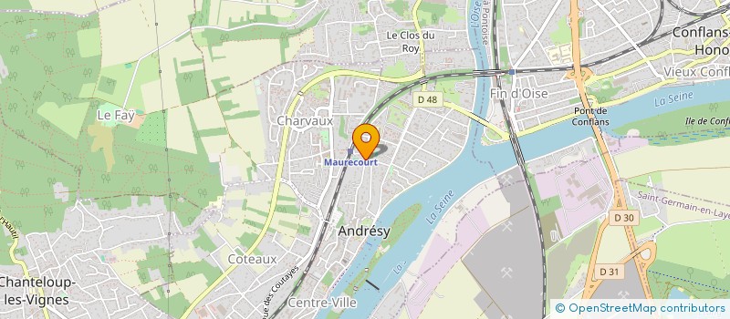 localisation de l'entreprise SEH CONSULTING  ANDRESY