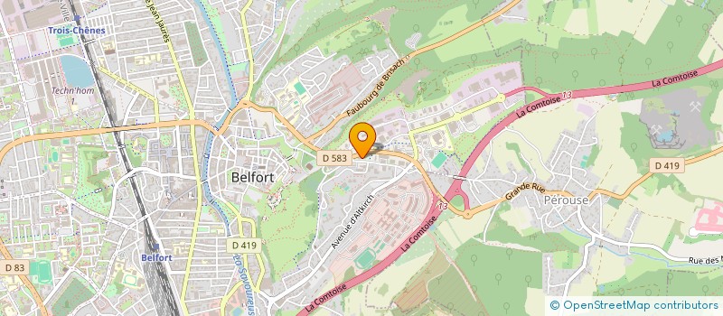 localisation de l'entreprise SEH IB BELFORT à BELFORT