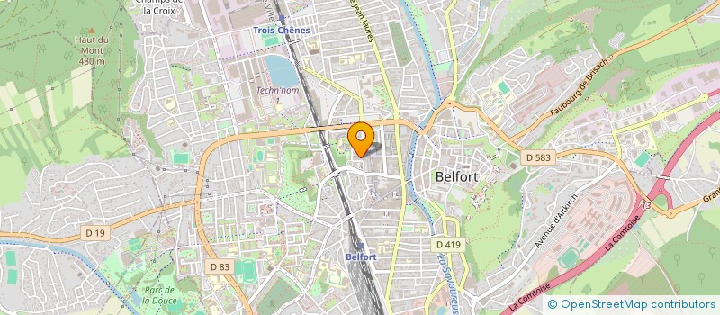 localisation de l'entreprise SEH IS BELFORT à BELFORT