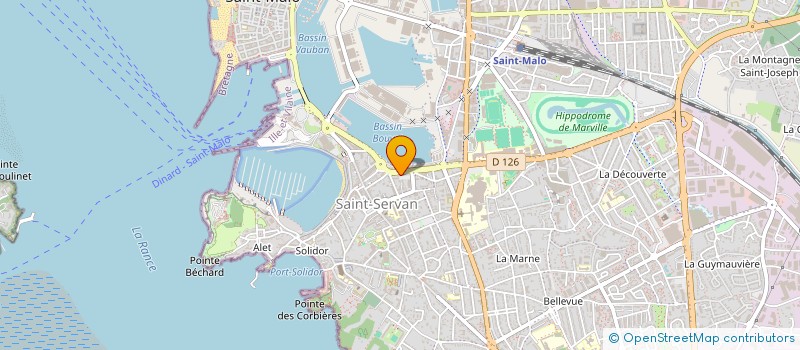 localisation de l'entreprise SEH IS SAINT MALO à SAINT-MALO