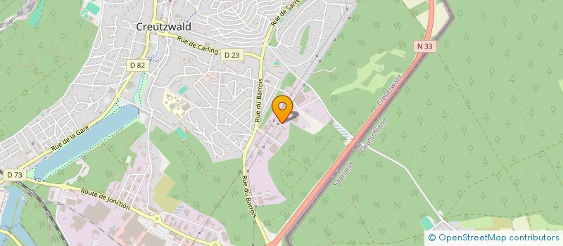 localisation de l'entreprise SEHABI  CREUTZWALD