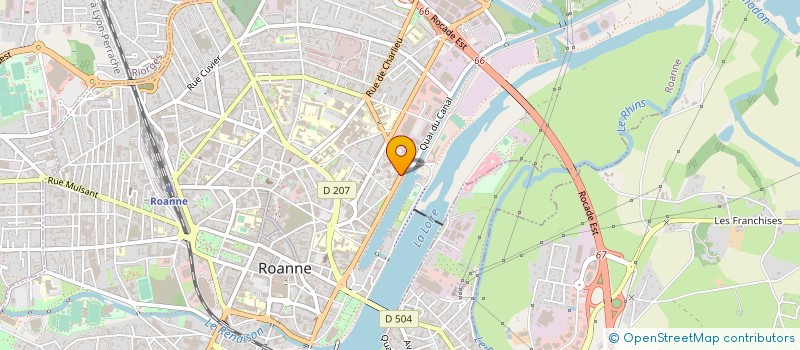 localisation de l'entreprise SEHCOR GROUPE à ROANNE