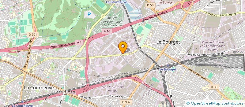 localisation de l'entreprise SEHER à LA COURNEUVE