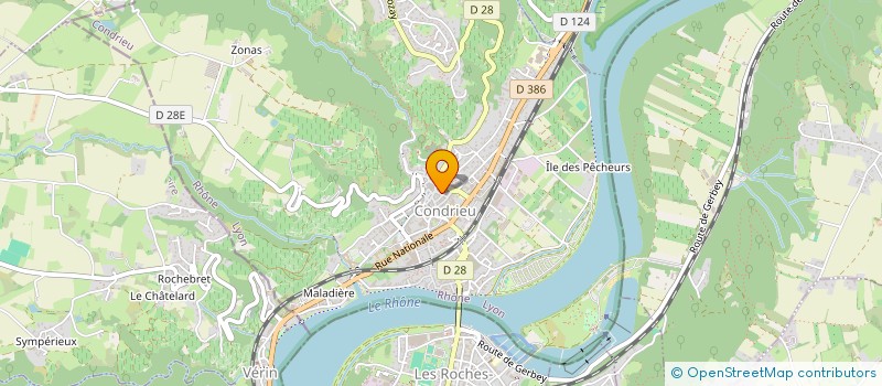 localisation de l'entreprise SEHNOUNE  CONDRIEU