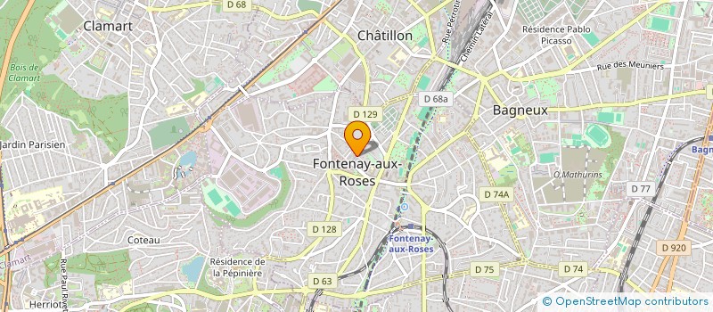 localisation de l'entreprise SEHRANE à FONTENAY-AUX-ROSES