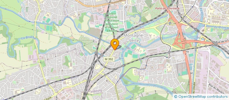 localisation de l'entreprise SEI-EXPRESS à STRASBOURG