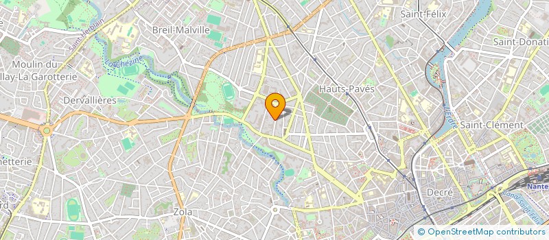 localisation de l'entreprise SEI-SA  NANTES