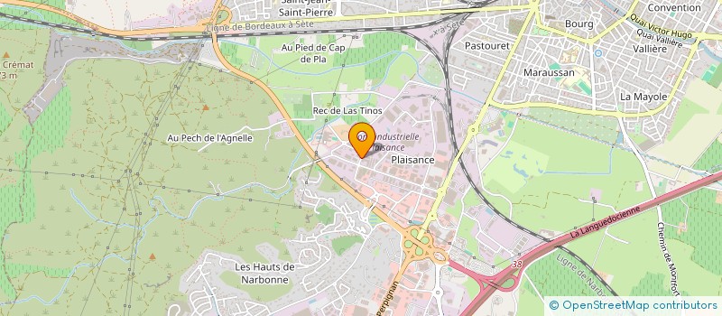 localisation de l'entreprise SEIA GROUPE  NARBONNE