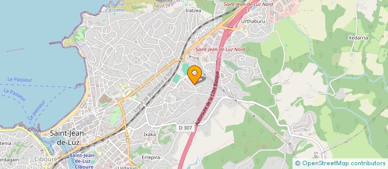 localisation de l'entreprise SEIAK BI  SAINT-JEAN-DE-LUZ