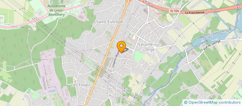 localisation de l'entreprise SEIBEL  LEUVILLE-SUR-ORGE