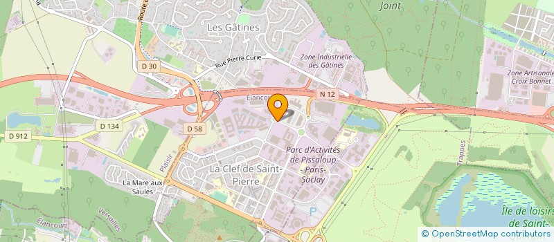 localisation de l'entreprise SEICA FRANCE à ELANCOURT