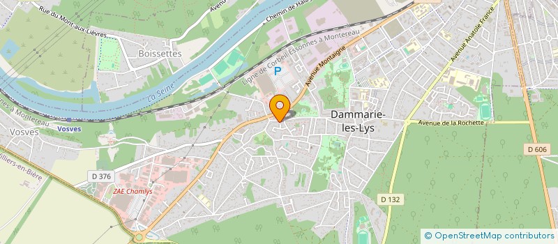 localisation de l'entreprise SEICHEI BAT à DAMMARIE-LES-LYS