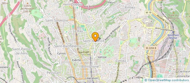 localisation de l'entreprise SEICO SERVI EQUIP INDUS COLLEC à NICE