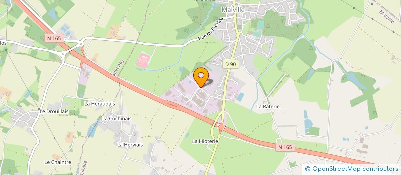 localisation de l'entreprise SEICO SOC ELEC INDUS CORDEMAIS à MALVILLE
