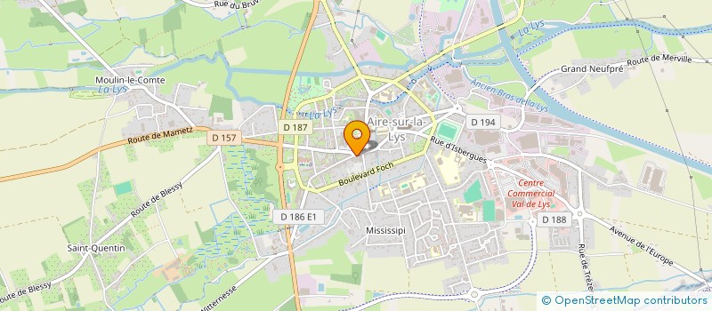 localisation de l'entreprise SEIDLITZ INVEST à AIRE-SUR-LA-LYS