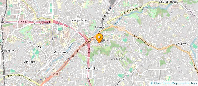 localisation de l'entreprise SEIF IMMO. à MARSEILLE