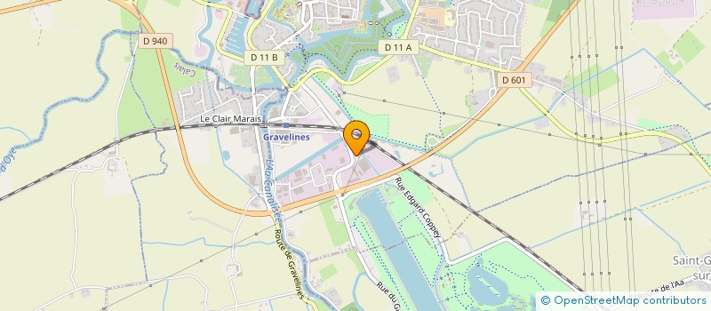 localisation de l'entreprise SEIF(SOCIETE D'ELECTRICITE INDUSTRIELLE DES FLANDRES) à GRAVELINES