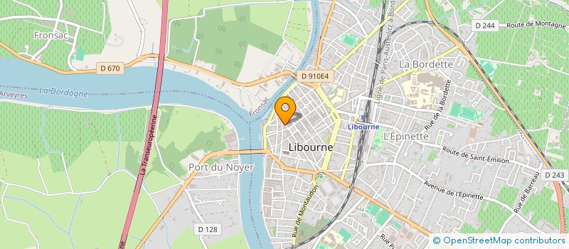 localisation de l'entreprise SEIGNAT PERE ET FILS  LIBOURNE