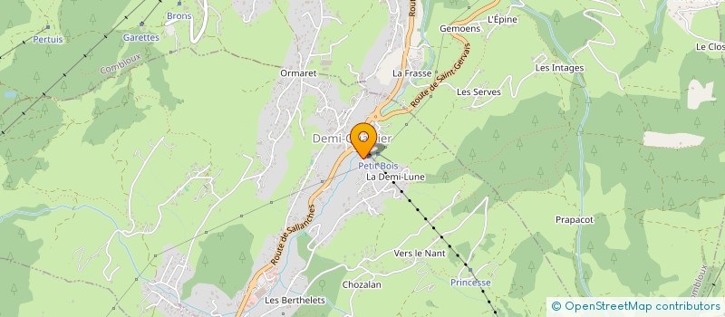 localisation de l'entreprise SEIGNEUR SPORTS  DEMI-QUARTIER