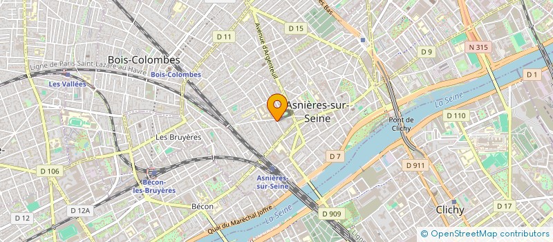 localisation de l'entreprise SEIGNEURET SARL à ASNIERES-SUR-SEINE