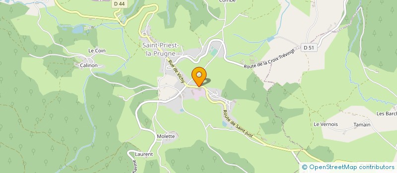 localisation de l'entreprise SEIGNOL à SAINT-PRIEST-LA-PRUGNE