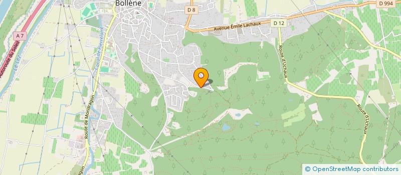 localisation de l'entreprise SEIGNORET MOZAS SCI  BOLLENE