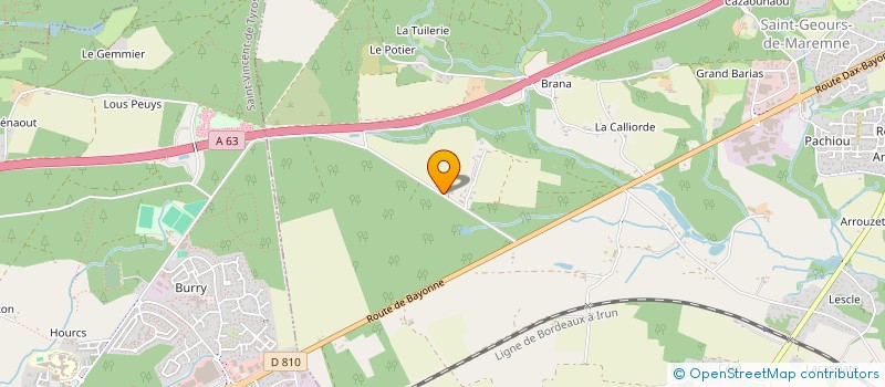 localisation de l'entreprise SEIGNOSSE SCI à SAINT-GEOURS-DE-MAREMNE