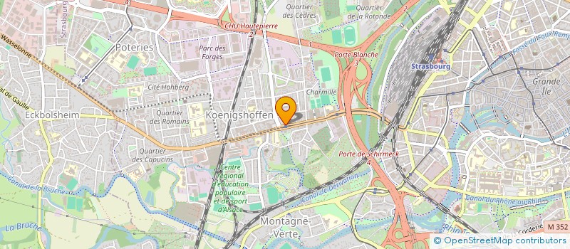 localisation de l'entreprise SEIIA AUDIT  STRASBOURG