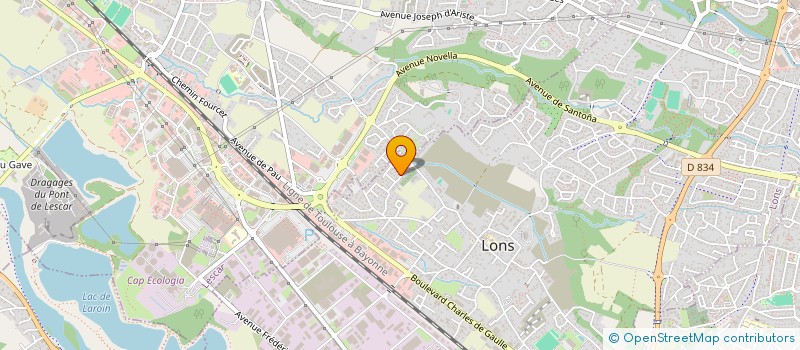 localisation de l'entreprise SEILLA TAXI à LONS