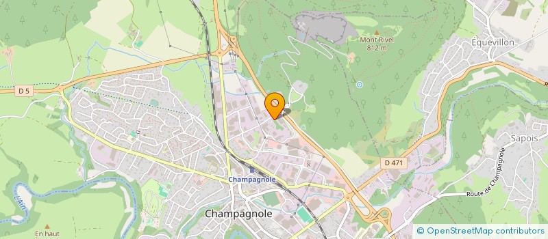 localisation de l'entreprise SEILLER IMMOBILIER  CHAMPAGNOLE