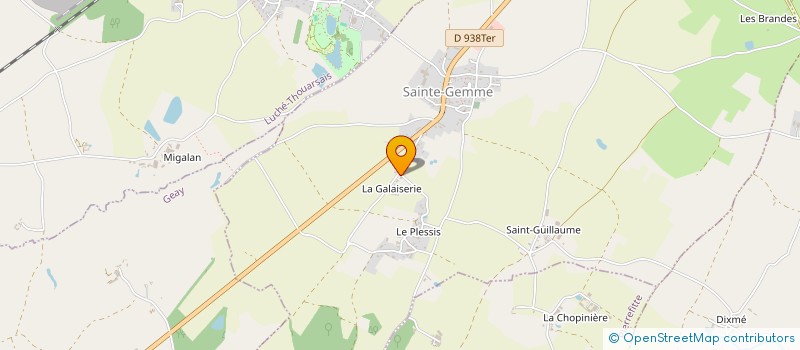 localisation de l'entreprise SEILLIMMO  SAINTE-GEMME