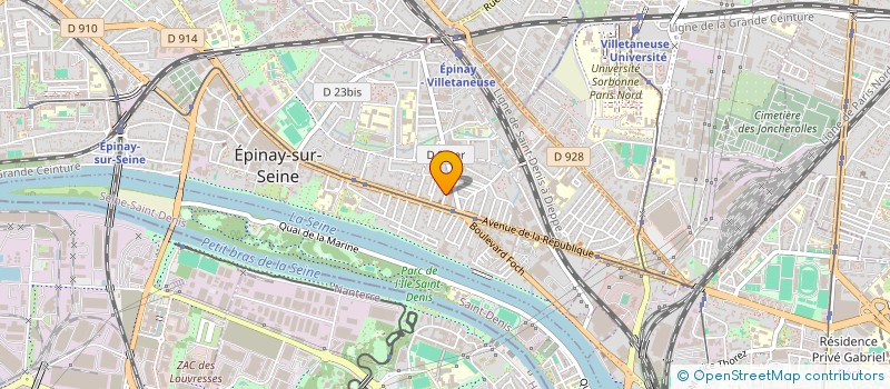 localisation de l'entreprise SEILLON CONSEIL à EPINAY-SUR-SEINE
