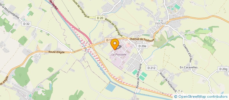 localisation de l'entreprise SEILLONNE DEVALE à VERFEIL